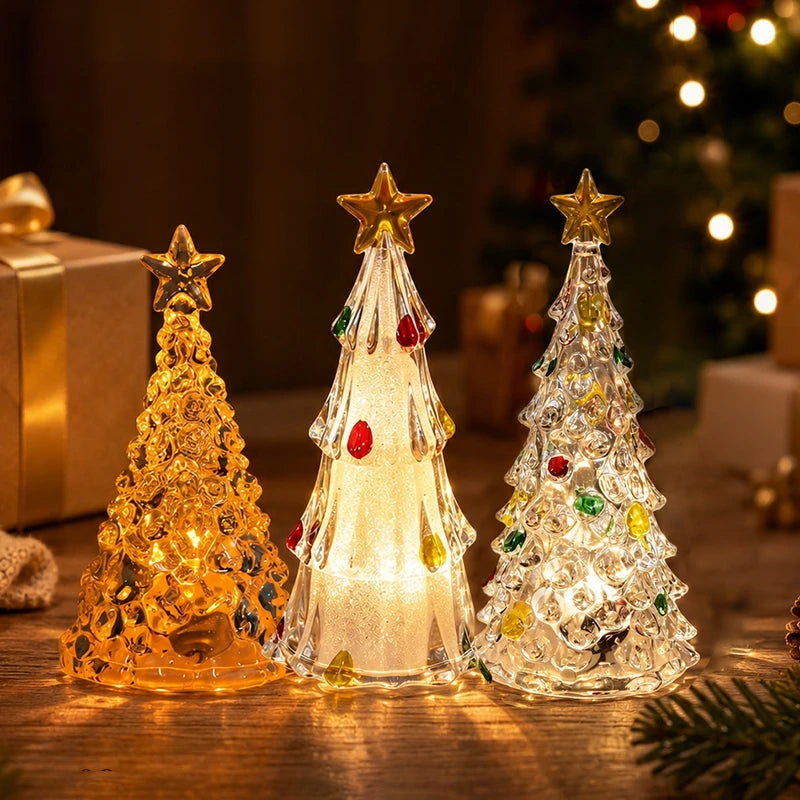Crystal-Style Christmas Tree LED Light