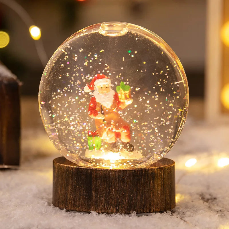Light-Up Christmas Globe Decoration