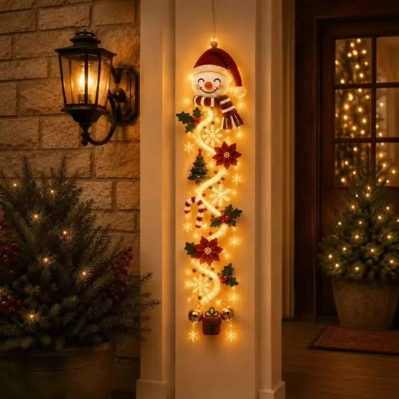 LED Crochet Christmas Hanging Decoration