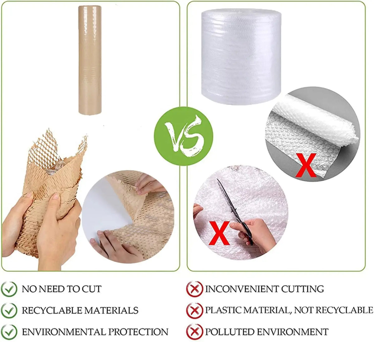 Honeycomb Packaging Paper Roll – 50 m