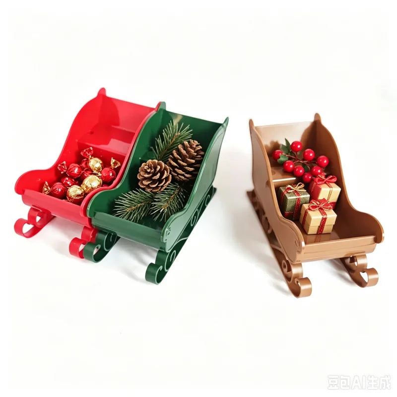 Mini Christmas Sleigh Sweet Holder