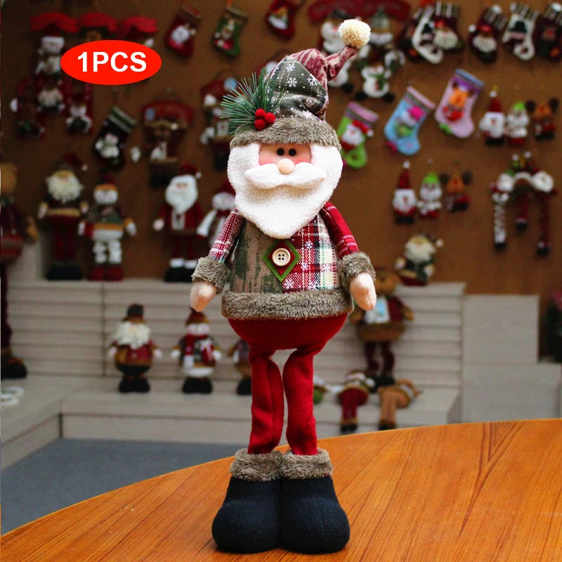 Standing Santa, Snowman and Reindeer Decorations