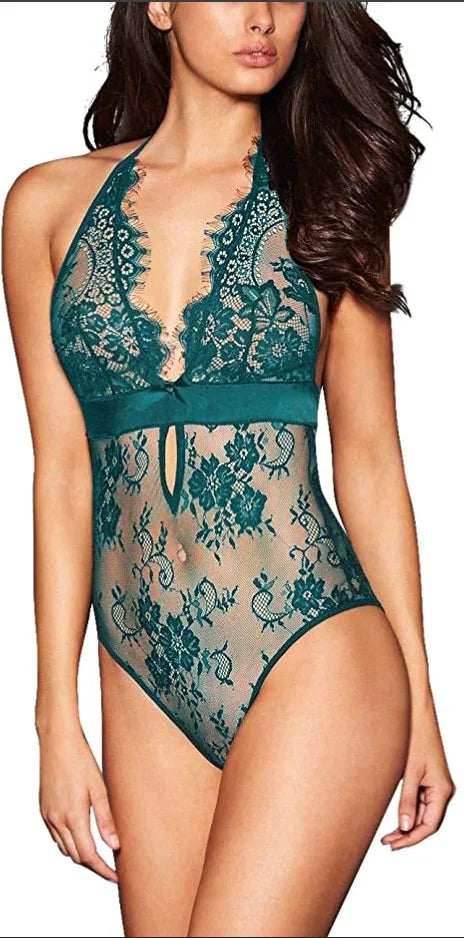 Sexy Lingerie Woman Lace Transparent Underwear Brief Sets Bra Kit  Up Breves Sets Erotic