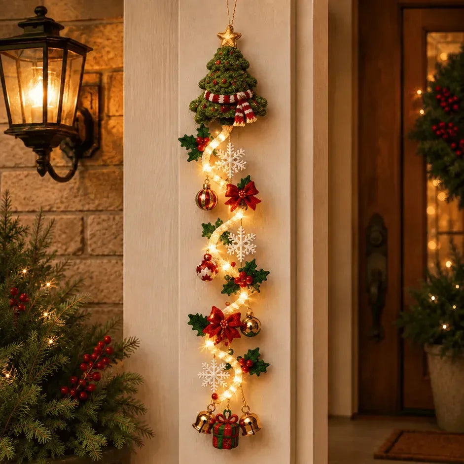 LED Crochet Christmas Hanging Decoration