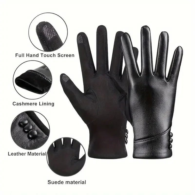 Fleece-Lined Touchscreen Gloves