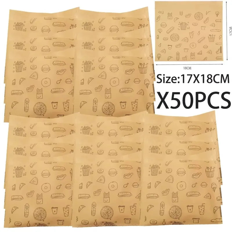 Greaseproof Paper Food Bags
