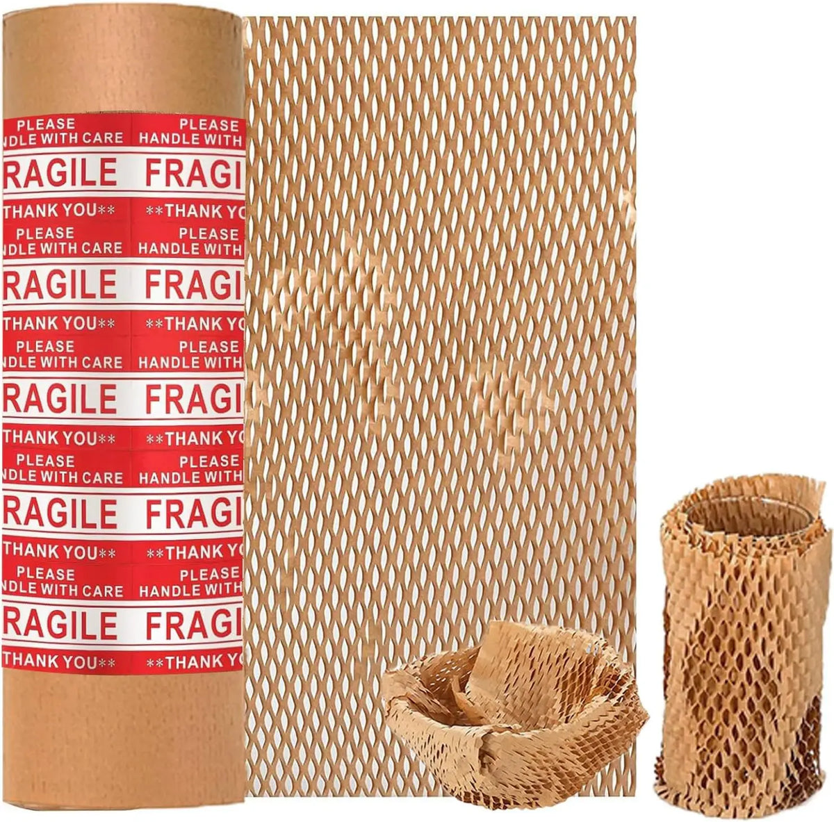 Honeycomb Packaging Paper Roll – 50 m