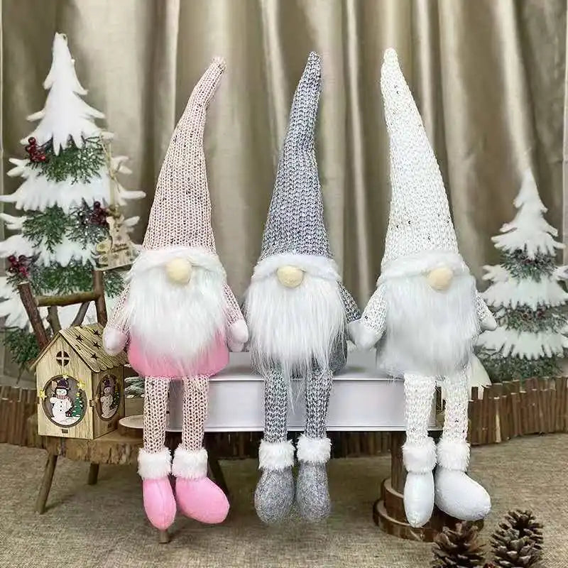 Standing Santa, Snowman and Reindeer Decorations