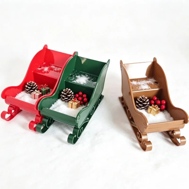 Mini Christmas Sleigh Sweet Holder