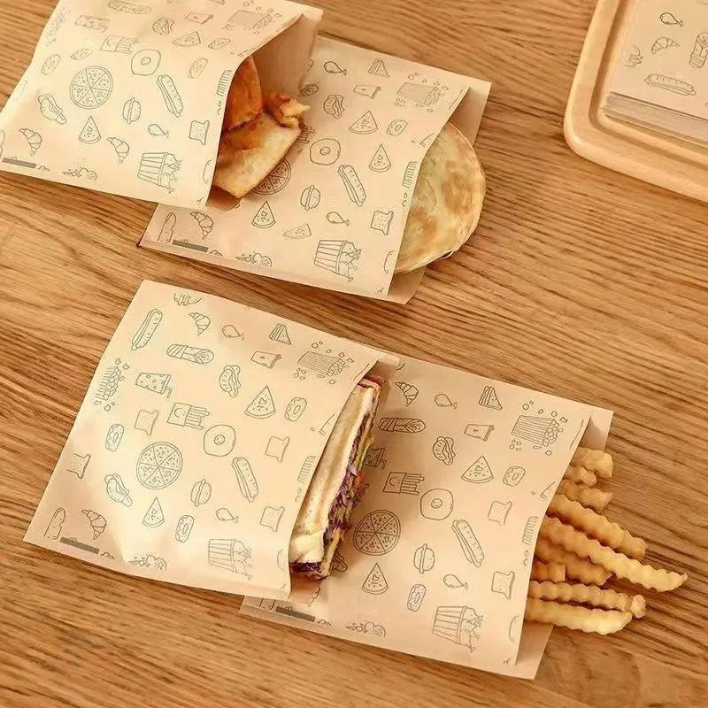 Greaseproof Paper Food Bags