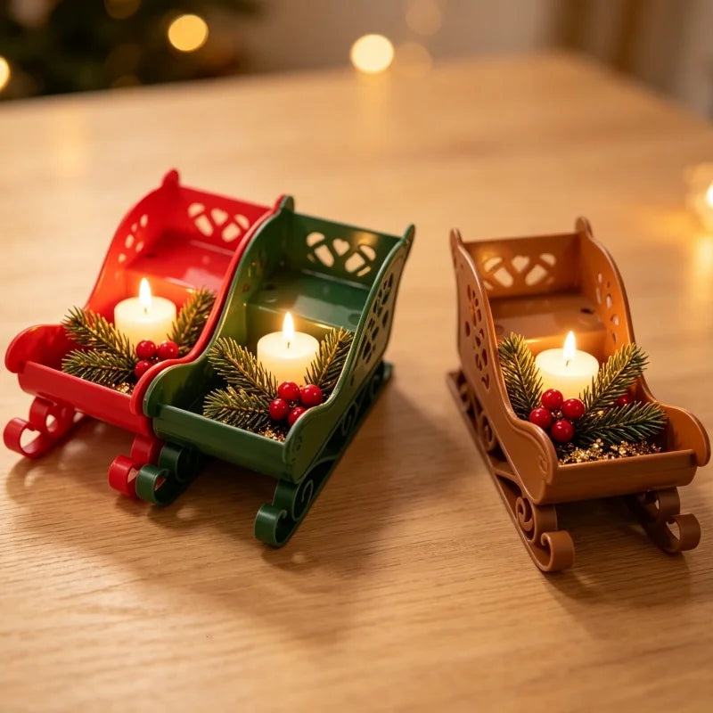 Mini Christmas Sleigh Sweet Holder