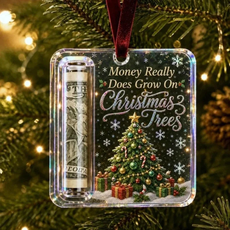 Acrylic Christmas Money Holder Ornament