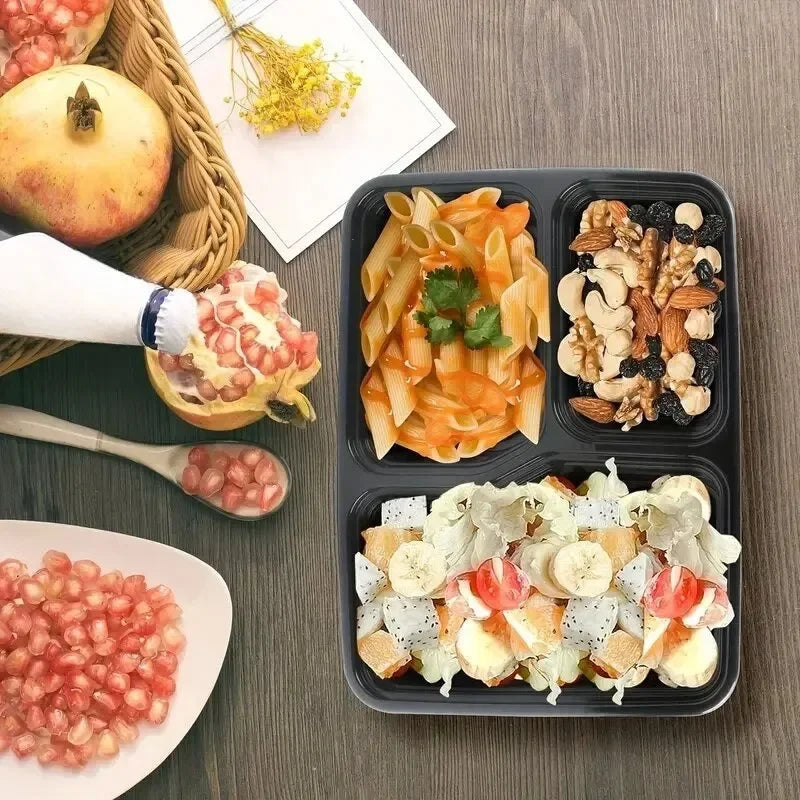Food Containers with Lids – 10 Sets