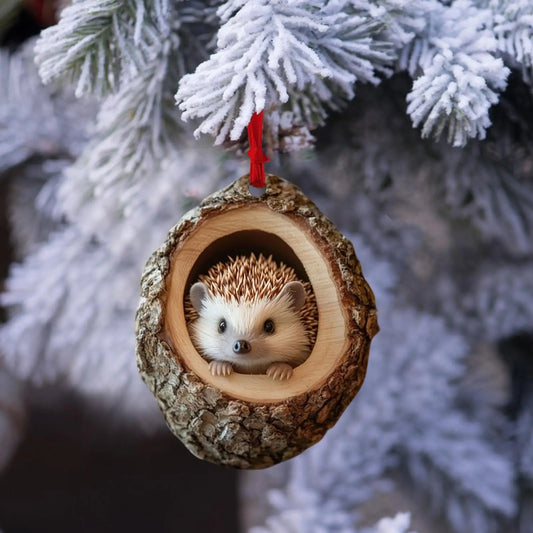 Christmas Acrylic Animal Ornaments 2025 Christmas Tree Pendant Seasonal Decor for Tree Hanging Xmas Navidad Party Supplies