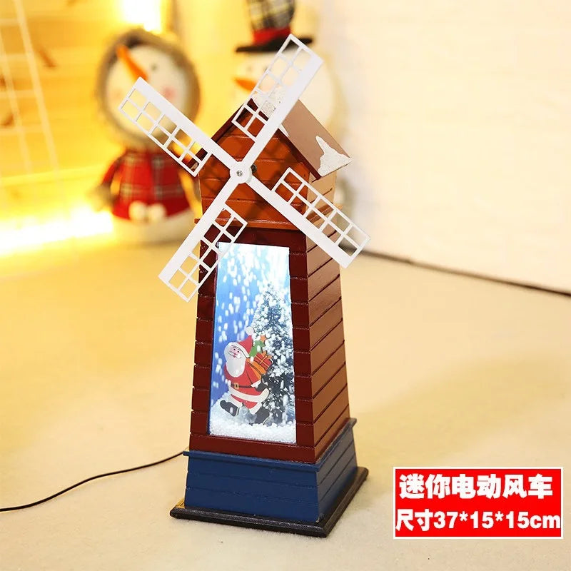 Musical Christmas Snow Lantern
