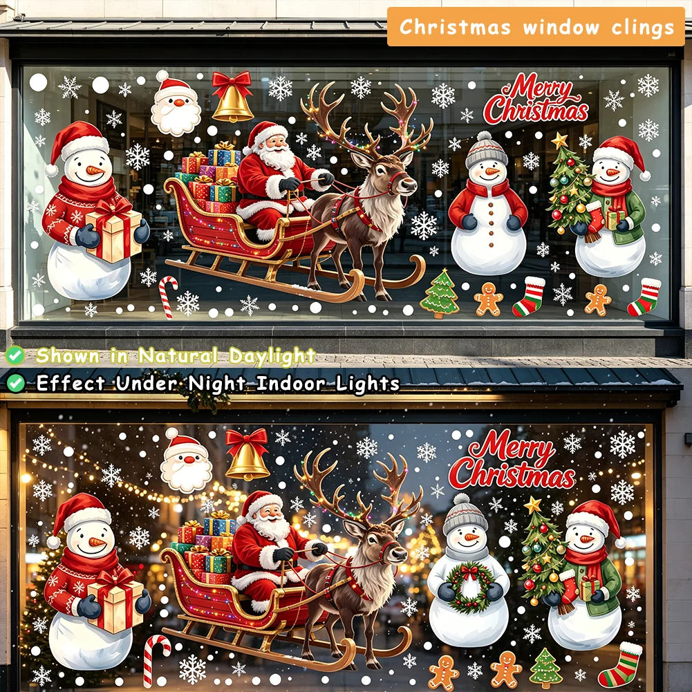 Christmas Window Clings