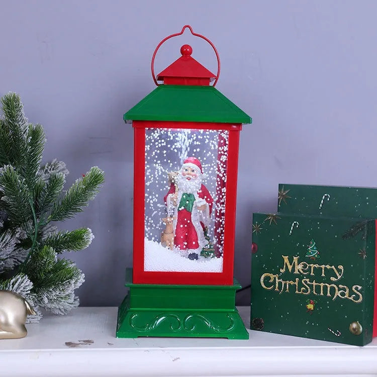Musical Christmas Snow Lantern