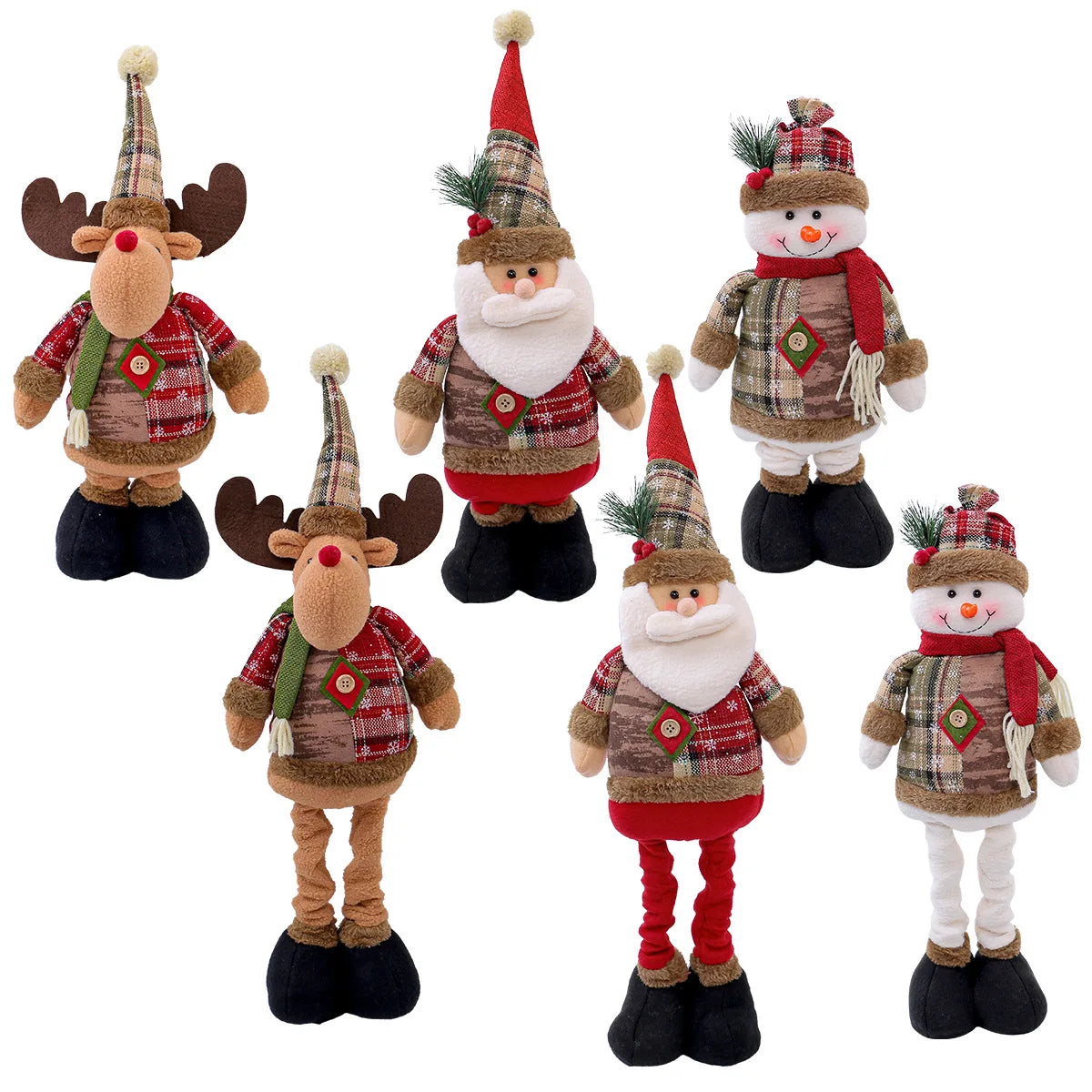 Telescopic Christmas Character Doll