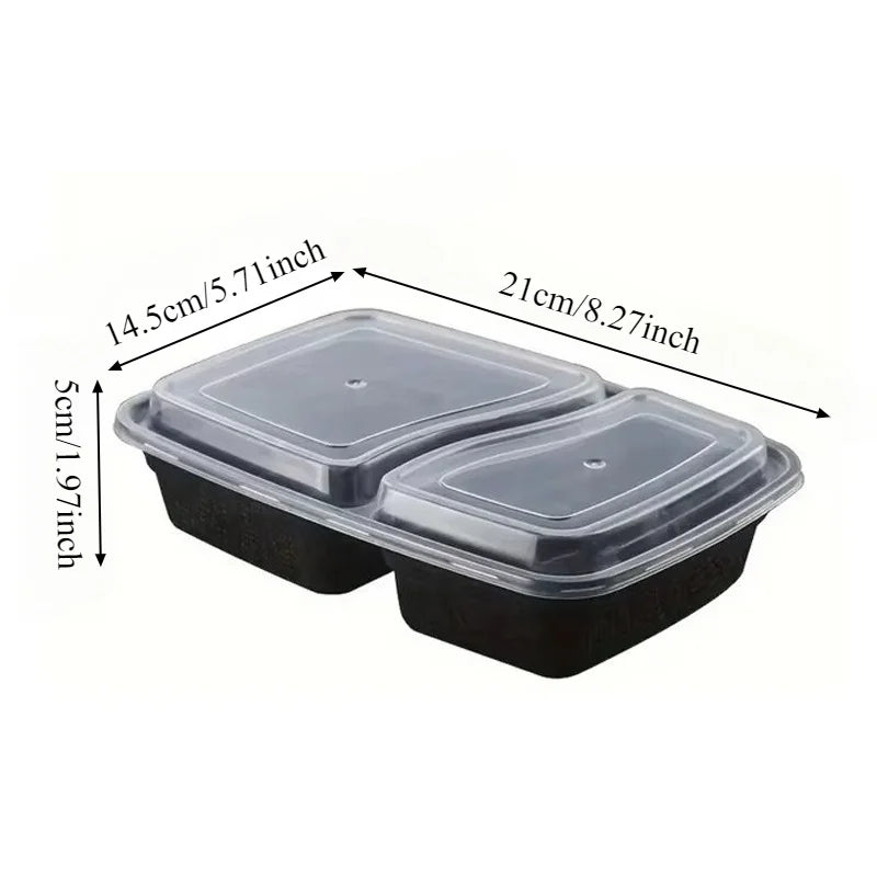 Food Containers with Lids – 10 Sets