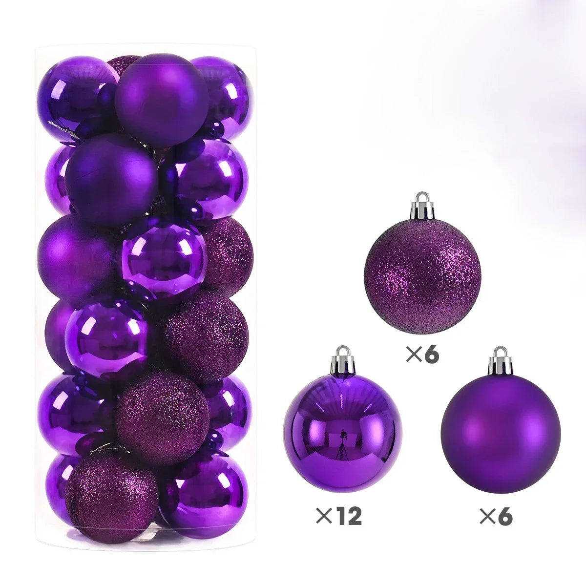 Christmas Baubles – 24 Pack