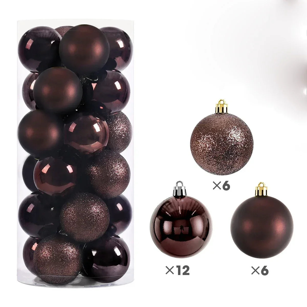 Christmas Baubles – 24 Pack