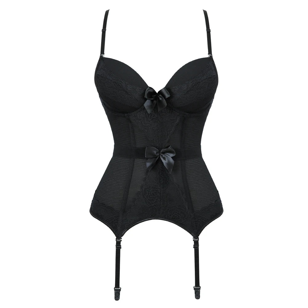 Black Lace Overbust Corset