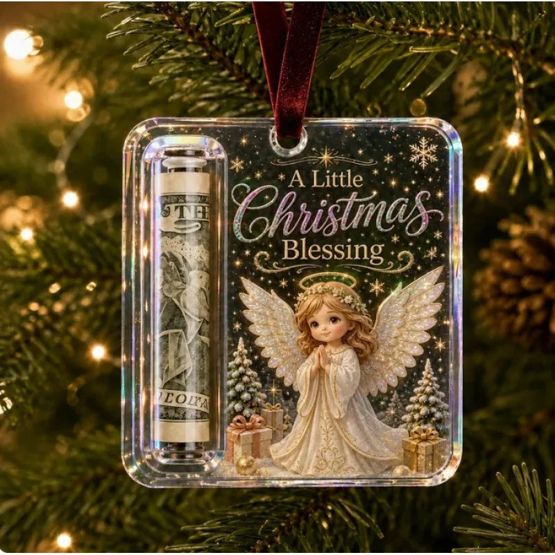 Acrylic Christmas Money Holder Ornament