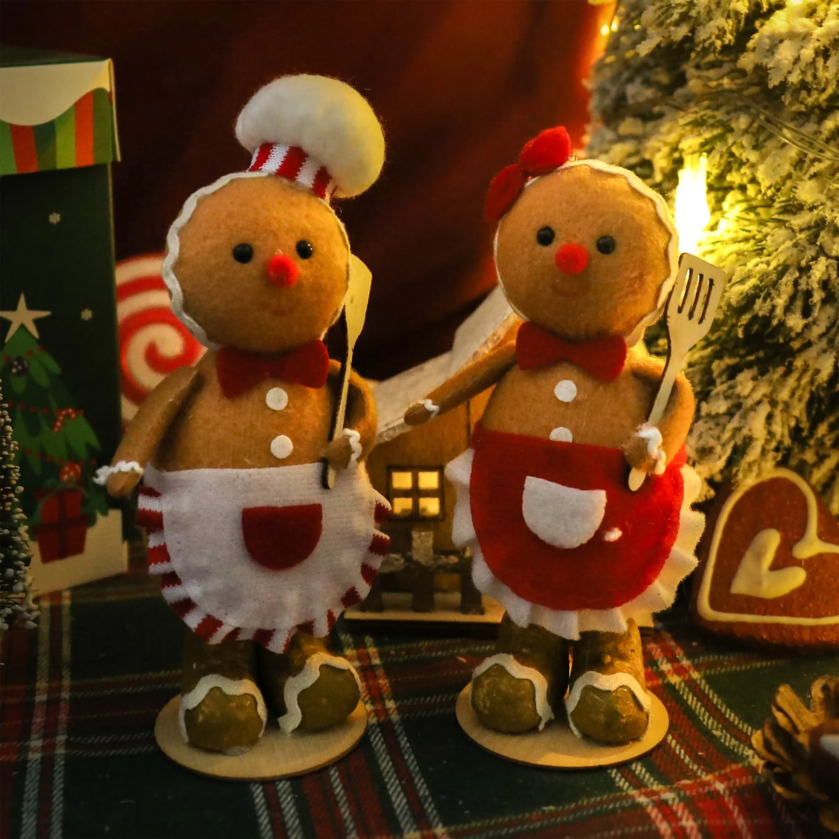 Gingerbread Chef Plush Decorations