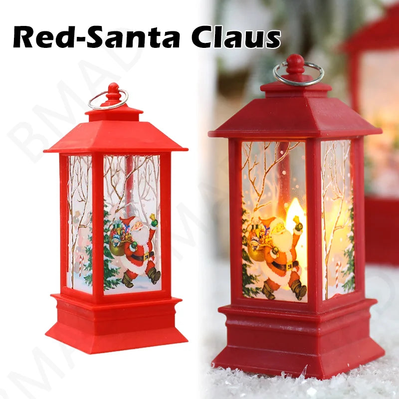 Christmas LED Candle Lantern