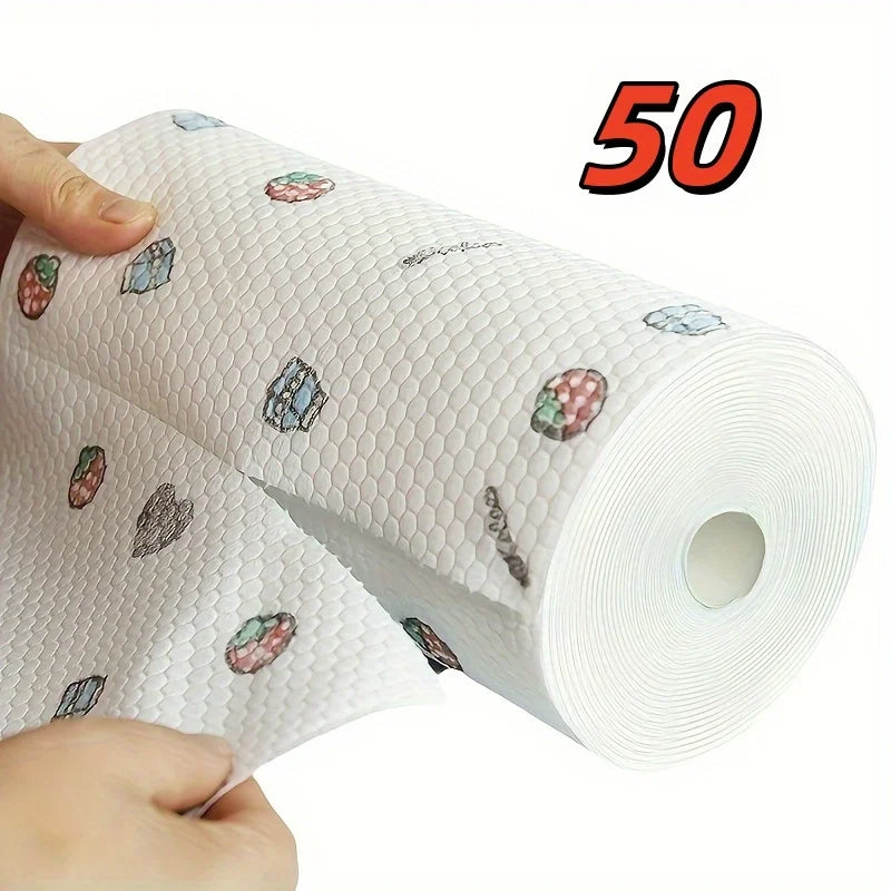 Disposable Kitchen Cleaning Cloth Roll
