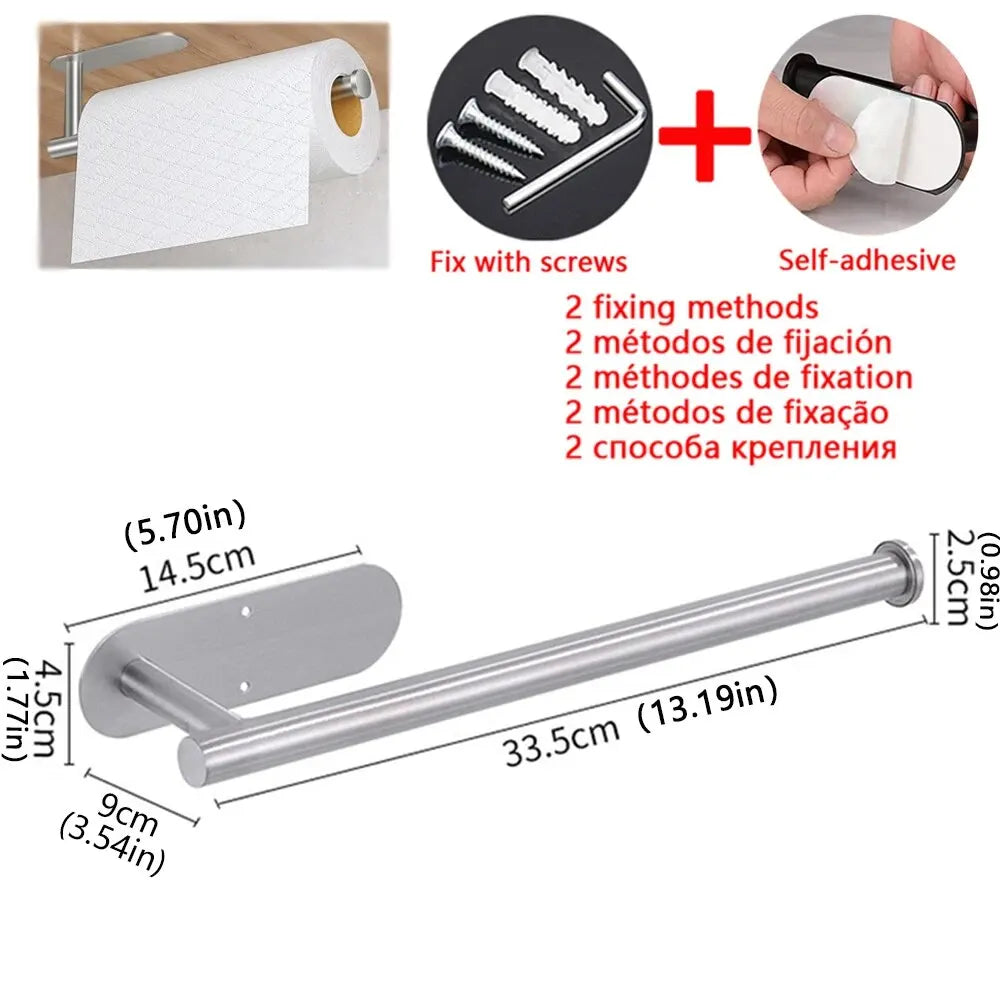 Adhesive Kitchen Roll Holder