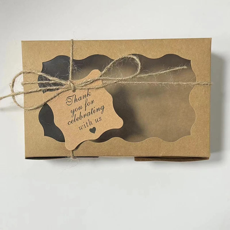 Kraft Window Gift Boxes