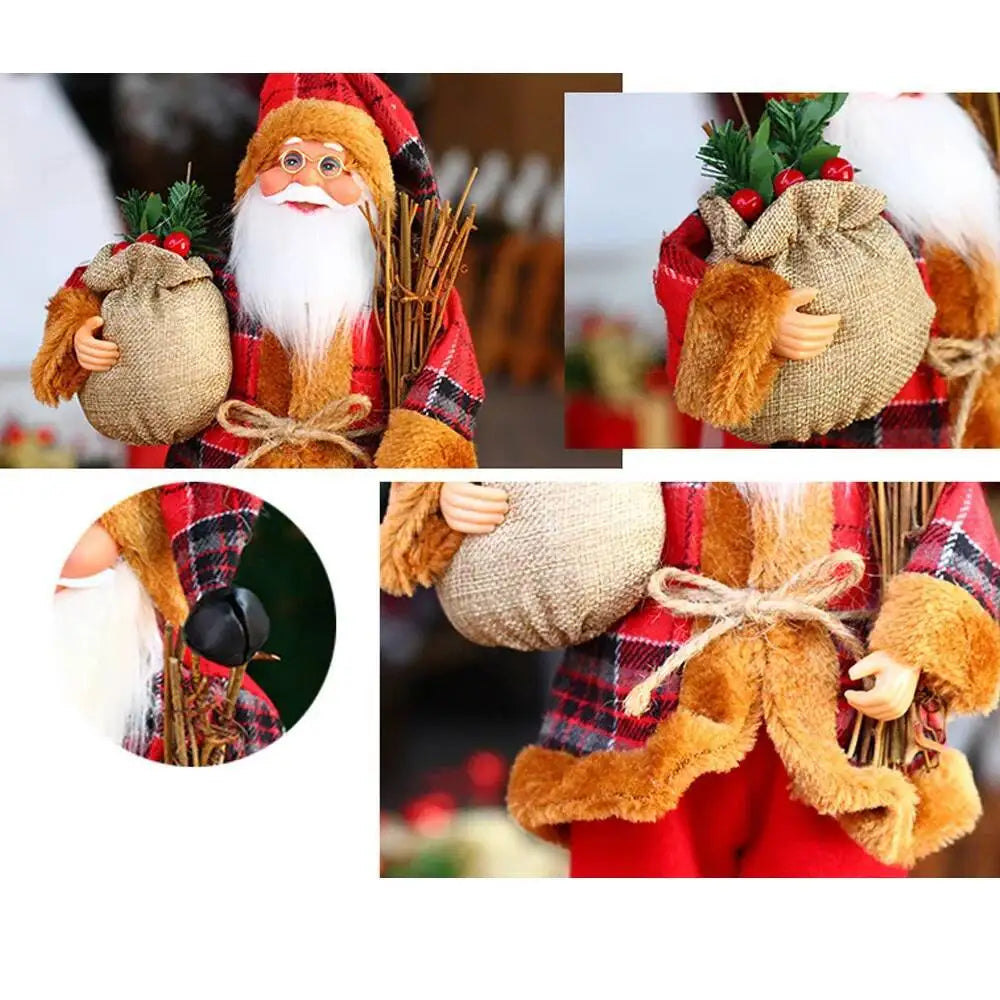 Standing Santa Decoration – 30 cm