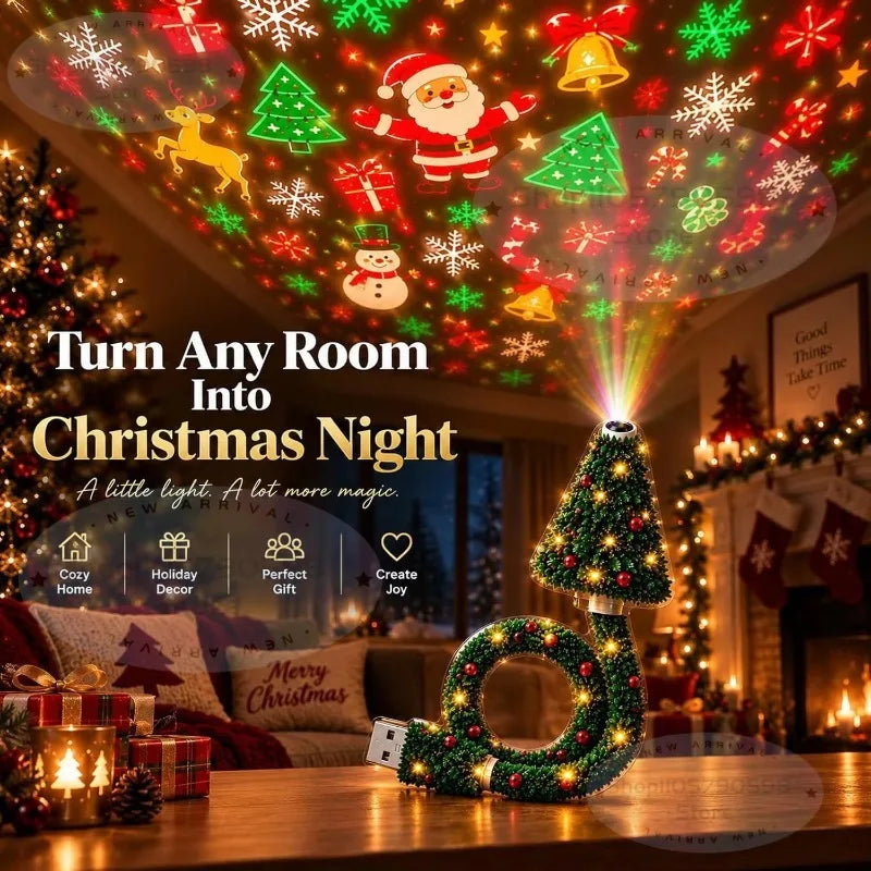 Christmas Tree Projector Light
