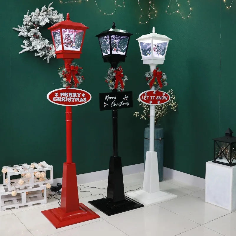 Musical Christmas Snow Lantern