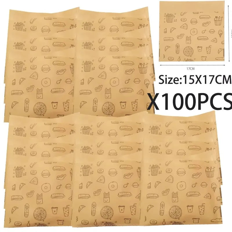 Greaseproof Paper Food Bags