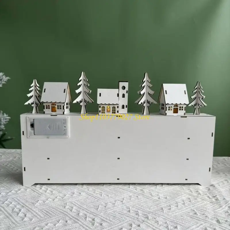 LED Wooden Advent Calendar – 24 Days