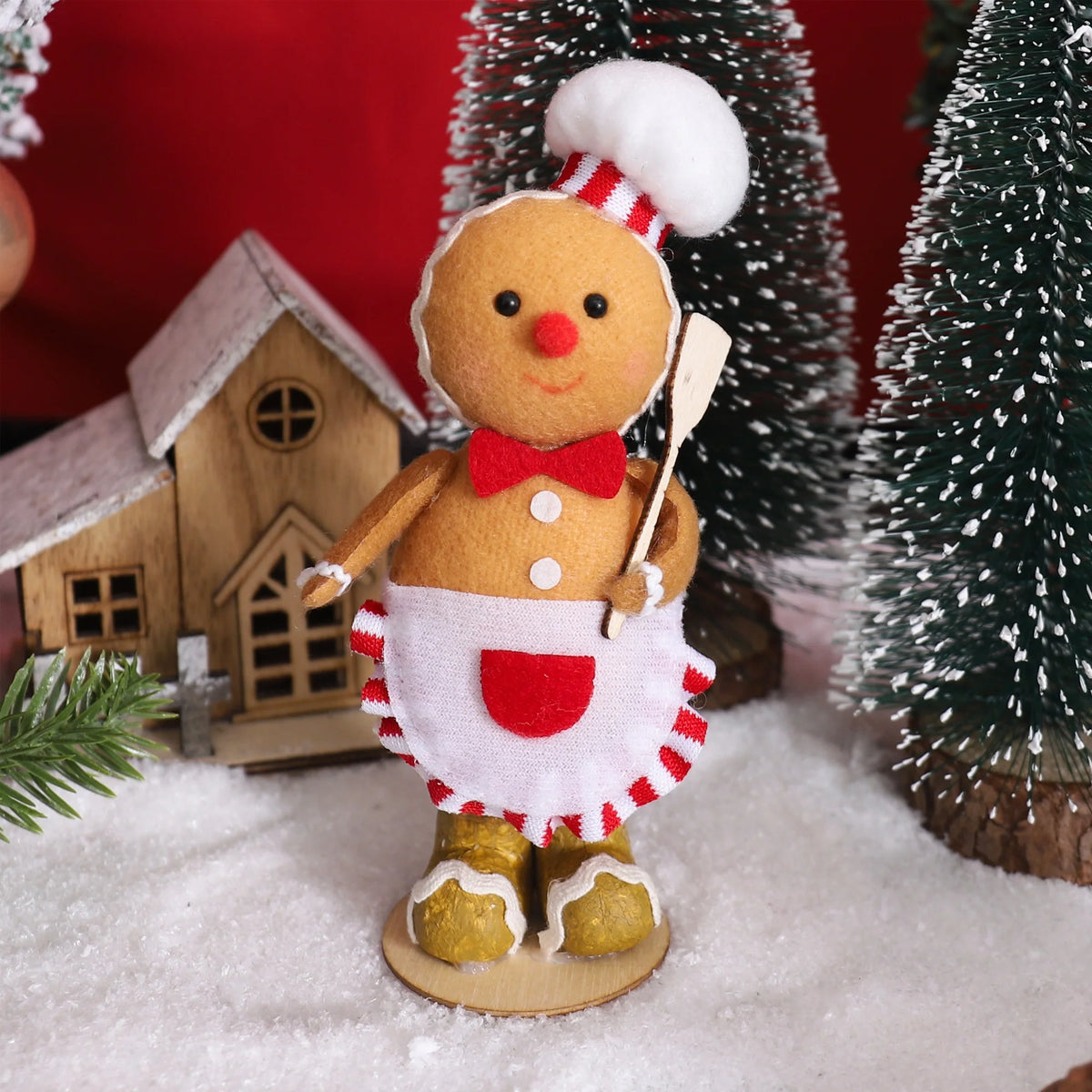 Gingerbread Chef Plush Decorations