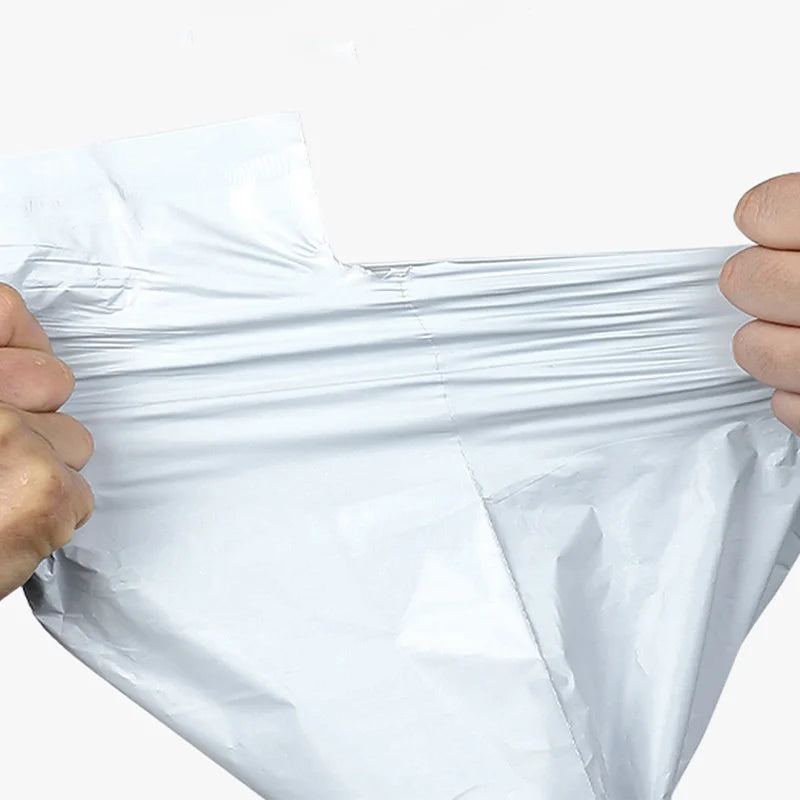 Grey and White Mailing Bags – 50 Pack