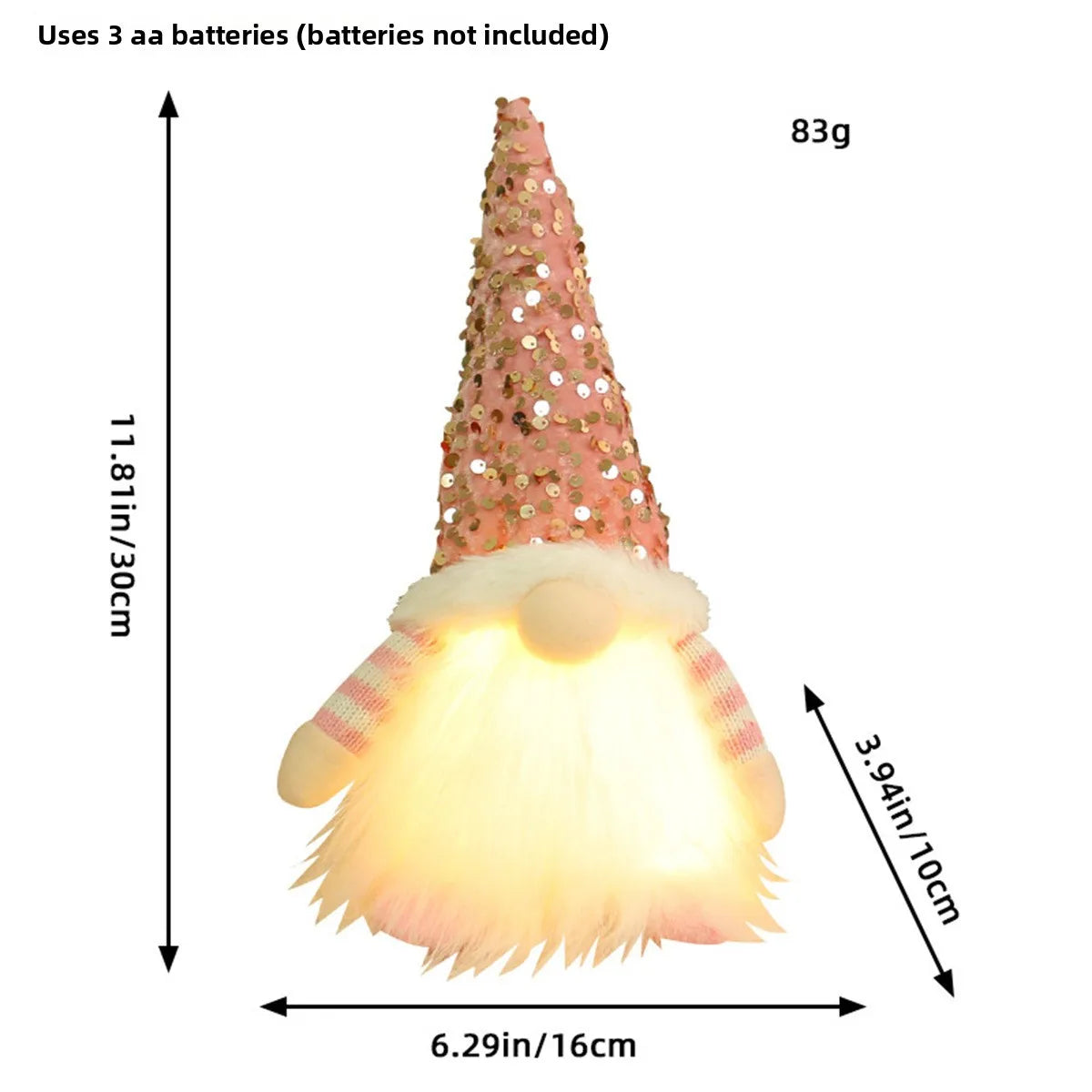 Light-Up Christmas Gnome