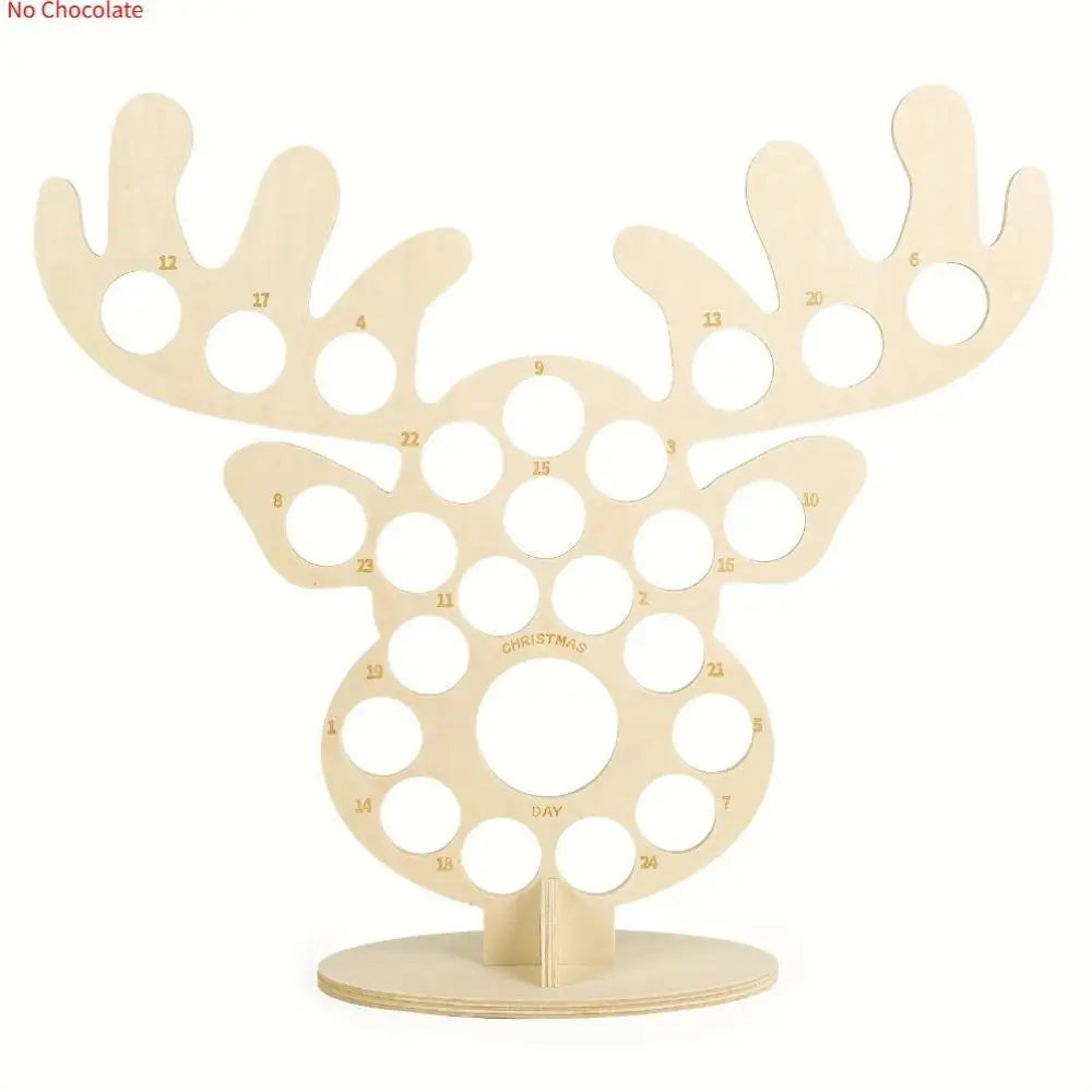 Wooden Chocolate Holder Advent Calendar
