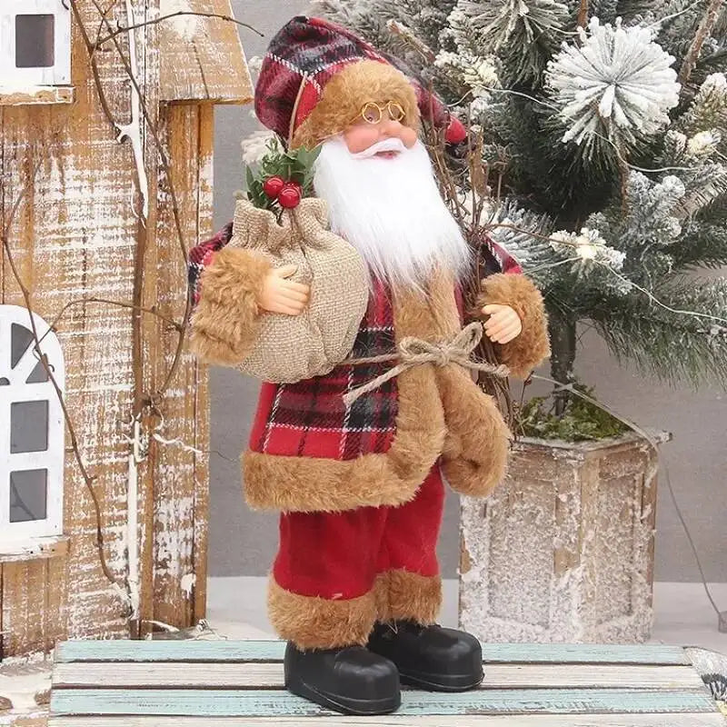 Standing Santa Decoration – 30 cm
