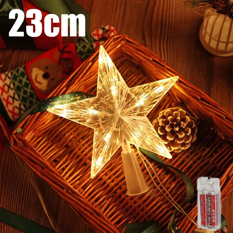 Light-Up Christmas Tree Star Topper