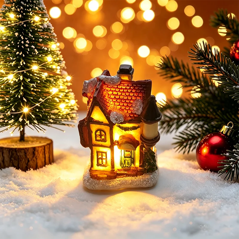 Light-Up Christmas House