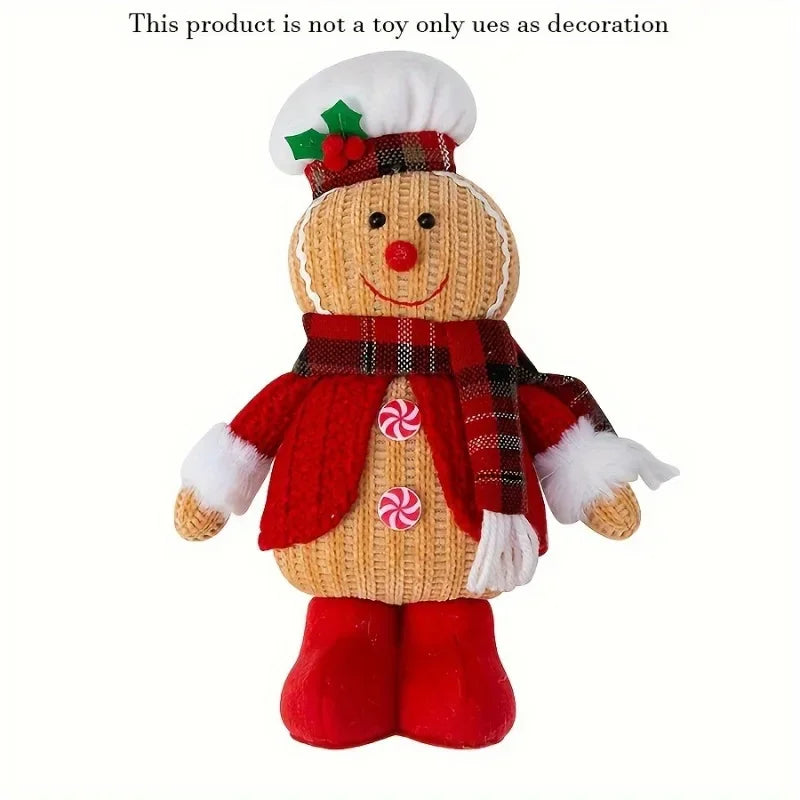 Knitted Gingerbread Character Decoration