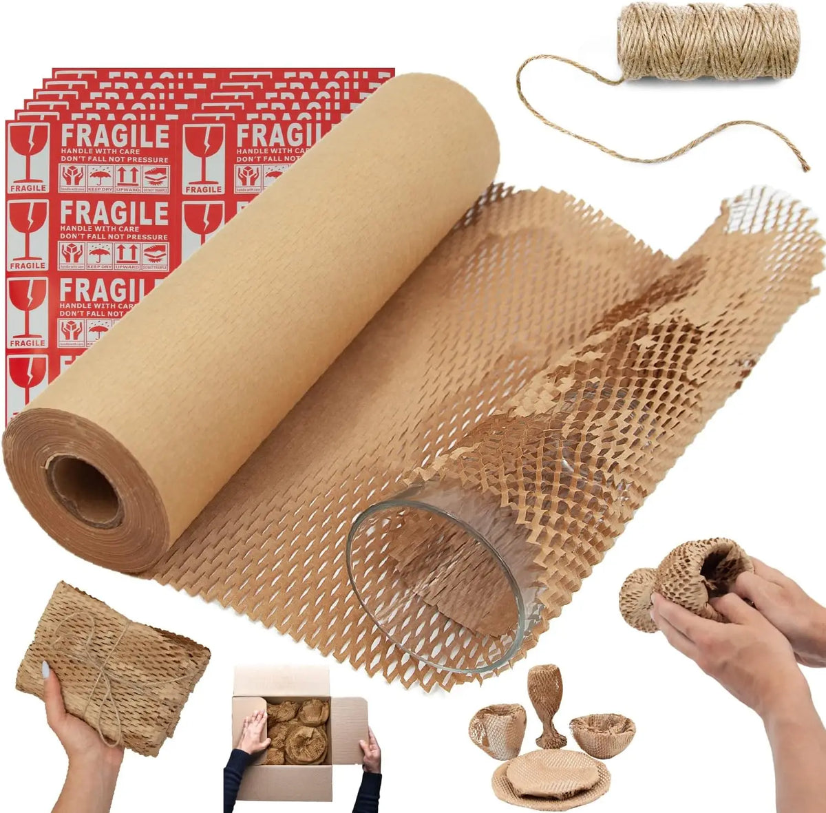 Honeycomb Packaging Paper Roll – 50 m