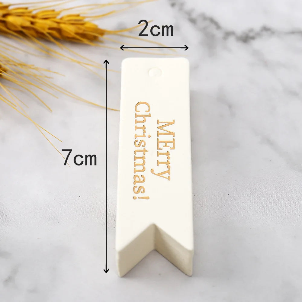 Gold-Print Christmas Gift Tags – 50 Pack