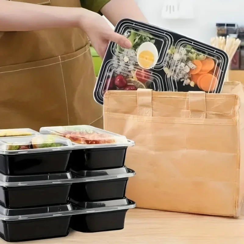 Food Containers with Lids – 10 Sets