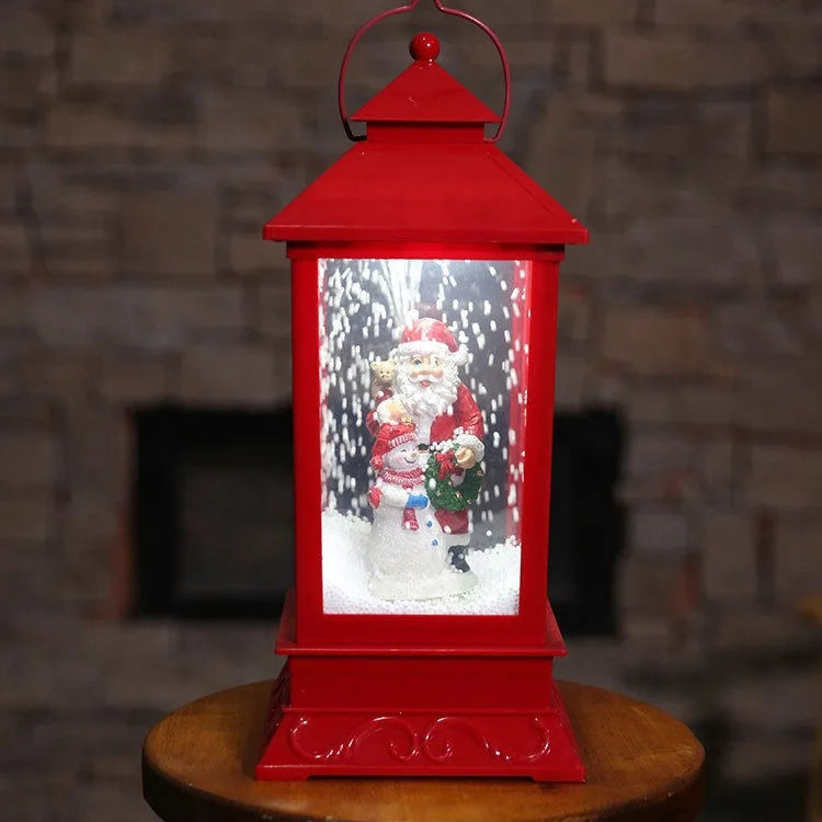 Musical Christmas Snow Lantern