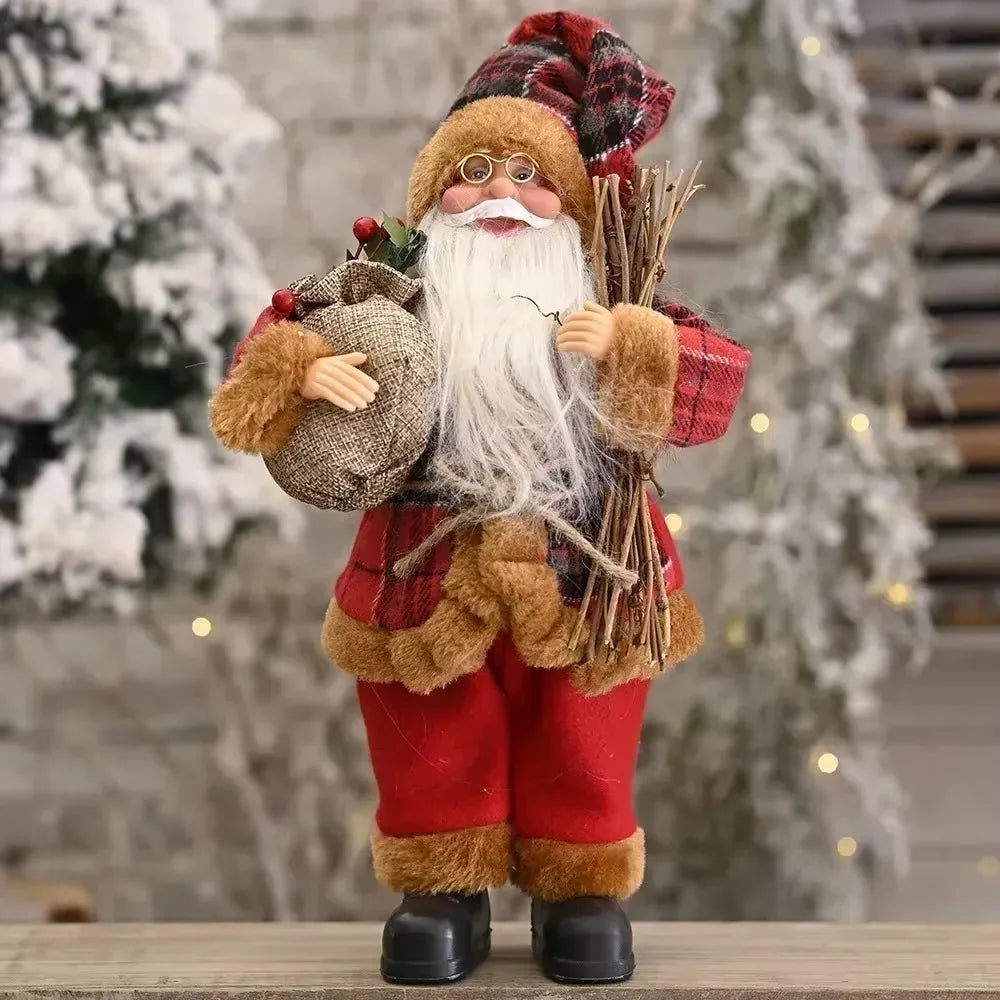 Standing Santa Decoration – 30 cm